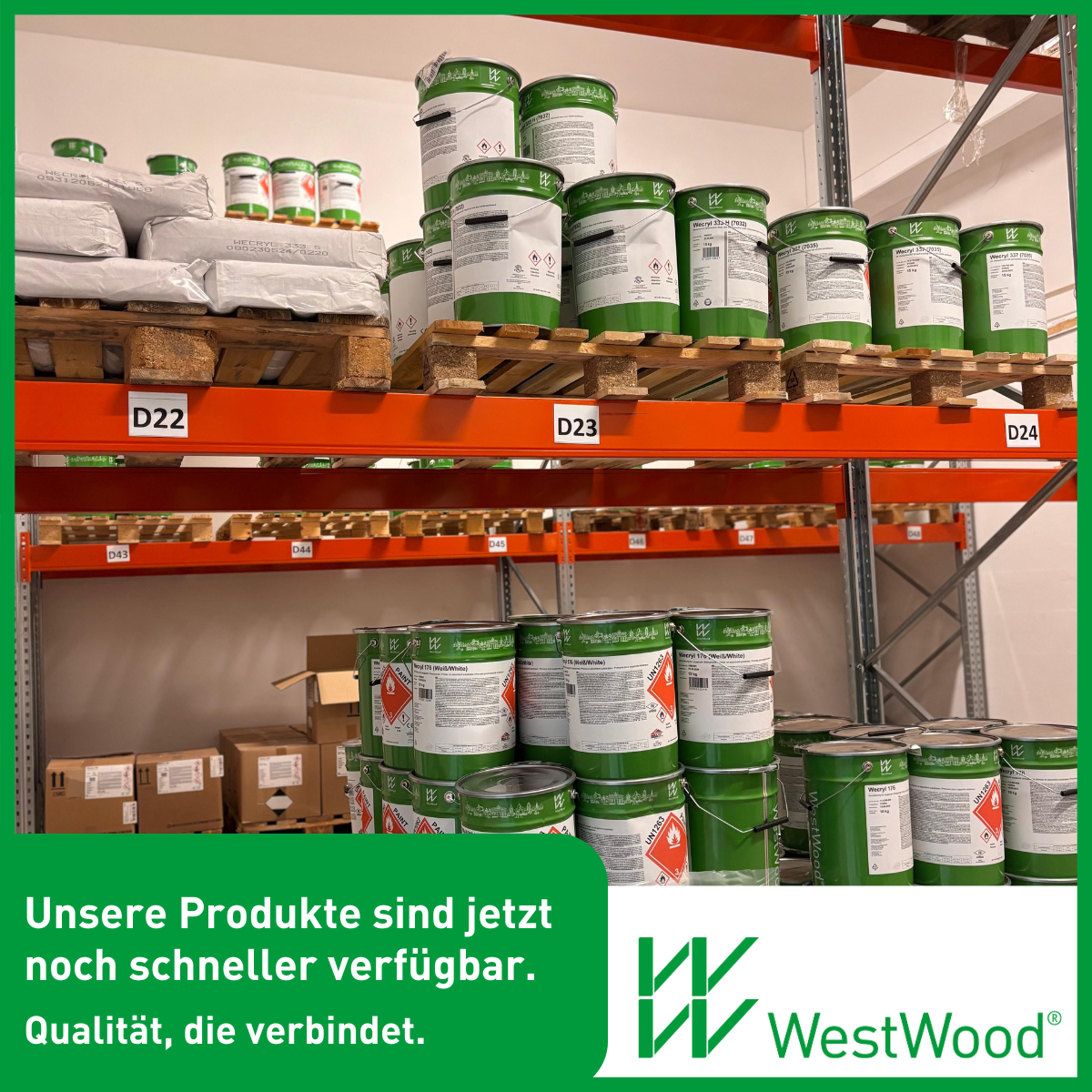 Unser Lager in Brunn am Gebirge für noch mehr Kundenservice!